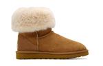 Угги меховые UGG Classic Mini II, коричневый - фото 3