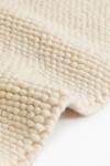 Ковер H&M Fabric With Wool Admixture, 140X200 см, бежевый - фото 3