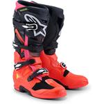 Мотоботы Alpinestars Tech 7, черный/красный/розовый - фото