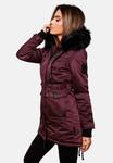Пальто зимнее Navahoo со съемным капюшоном, винный - фото 4