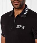 Рубашка поло Slim fit Versace Jeans Couture, черный - фото 4