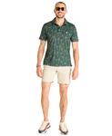 Мужская рубашка поло The Brushstroke Palm Range Chubbies, Dark Green - фото 4