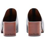 Кломпы на деревянной платформе Acne Studios, черные - фото 5