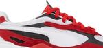 Кроссовки Puma RS-X3 Super High Risk Red, белый - фото 2