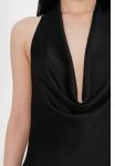 Платье Norma Kamali HALTER DRAPE MINI DRESS, Black - фото 7