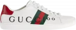 Кроссовки Gucci Wmns Ace Gucci 100 Print, белый - фото
