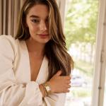 Часы Olivia Gold White Burker - фото 7