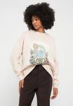 Толстовка Roxy LINEUP OVERSIZED CREW, Parchment/Off-White - фото 4