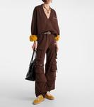 Бал Стар замшевые кроссовки Golden Goose, Ocre/Cream/Beige - фото 3