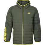 Детская пуховая куртка Adidas, зеленый - фото 3