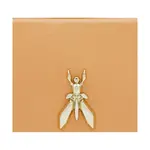 Кожаная сумка-мессенджер Patrizia Pepe, бежевый - фото 4