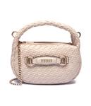 Сумка женская Guess Френси кросс-боди с плетением, розовый - фото