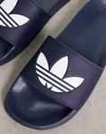 Темно-синие шлепанцы adidas adilette Lite - фото 3