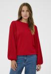 Джемпер Kaffe KAREGINA PLEAT LS PULLOVER GLITTER, Haute Red/Red - фото 3