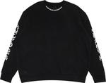 Толстовка Chrome Hearts Neck Logo Crewneck Sweatshirt 'Black', черный - фото 2