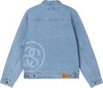 Куртка Stussy SS-Link Zip Work Jacket 'Stone Wash', синий - фото 3