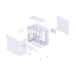 Корпус Jonsbo TK-3, Mid Tower, белый - фото 8