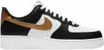 Кроссовки Nike Air Force 1 '07 'Black Gold', черный - фото