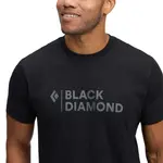 Футболка с коротким рукавом Black Diamond Mini Stacked, черный - фото 4