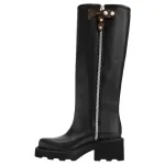LOUIS VUITTON Ботильоны Bobur Knee high женские черные - фото