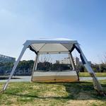 Decathlon уличная палатка для гостиной, водонепроницаемый тент, ветрозащитная палатка для гостиной ODCT, 10 человек (белый) 4272606 - фото