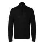 Свитер Selected Tray half zip, черный - фото 3