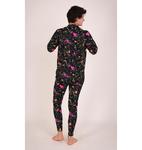 Мужские термоштаны Clueless OOSC, Black, pink, orange - фото 2