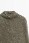 Джемпер Massimo Dutti BRUSHED FINISH CAPE, Mottled Dark Green - фото 3
