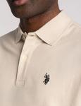 Футболка поло U.S. Polo Assn. Solid Pique Small Logo, устрично-белый - фото 2