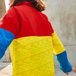 Анорак детский Adidas х Classic Lego Bricks Half-zip Warm, желтый/мультиколор - фото 9
