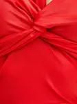 Мини-платье с шарфом Fiorucci, красный - фото 5