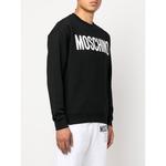 Лонгслив с принтом логотипа MOSCHINO, черный - фото 7