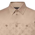 Рубашка мужская бежевая Louis Vuitton, бежевый - фото 6