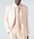 Шелковый галстук из твила Dolce&Gabbana, бежевый - фото 2