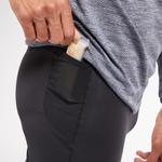 Штаны для бега длинные колготки Kiprun Dry мужские черные, черный - фото 6