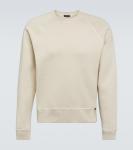 Хлопковая толстовка Tom Ford, бежевый - фото