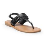 Женские сандалии-стринги Sonoma Goods For Life Karri Shield, черный - фото