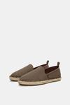 Холщовые эспадрильи Pull And Bear, коричневый - фото 2