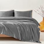 DreamyDestiny Комплект постельного белья Soft-Touch Mulberry Silk Elephant Grey - фото 4