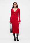Платье Gina Tricot MIDI DRESS, Haute Red/Dark Red - фото 5