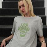 Футболка женская серая Lee, серый - фото 4