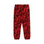 Брюки BAPE Color Camo Sweatpants 'Red' - фото 2