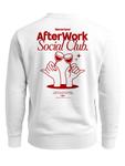 Толстовка Neverless After Work Social Club, белый - фото 2