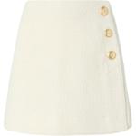 Мини-юбка с пуговицами PINKO, белый - фото