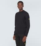 Свитер из смесового хлопка Stone Island, черный - фото 3