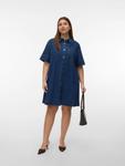 Vero Moda Curve Рубашка-платье 'VMCMIGGA' в синем дениме - фото 5
