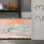 nuLOOM Khloe Printed Snowflake Medallion плоский тканый ковер, 161 x 232 см, Orange - фото 2