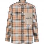 Мужская рубашка Burberry, Коричневый - фото