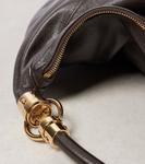 Сумка через плечо из кожи фуляр Chloé, Kohl Brown - фото 6