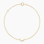 Браслет с бриллиантами в форме полумесяца Brilliant Earth - фото